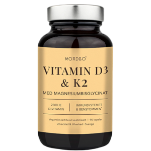 Nordbo Vegan Vitamin D3 & K2 (90 kaps)
