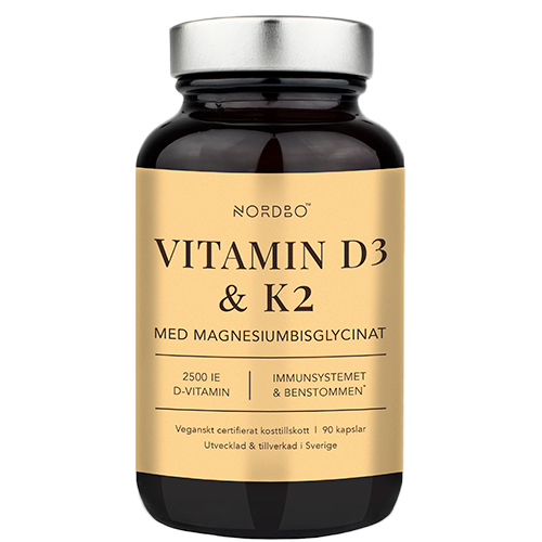 Nordbo Vegan Vitamin D3 & K2 (90 kaps)
