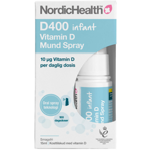 NordicHealth DLUX D3-vitaminspray småbørn/spædbørn (15 ml)