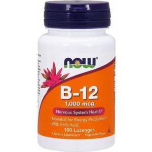 Now Foods B-12 1000 mcg 100 Lozenges