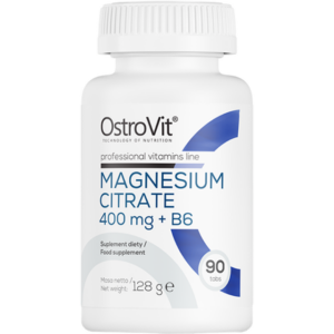 OstroVit Magnesium Citrate 400mg + B6 90 stk