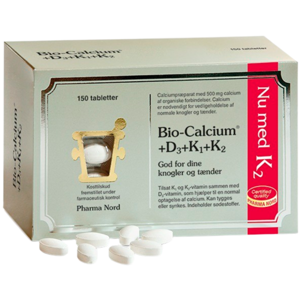 Pharma Nord Bio-Calcium D3 K (150 tabletter)
