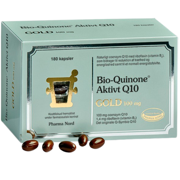 Pharma Nord Bio-Quinone Aktivt Q10 Gold (180 kap)