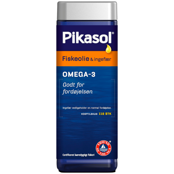 Pikasol Fisk+Ingefær (110 stk)