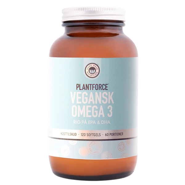 Plantforce Omega 3 (Vegansk EPA & DHA) (120 stk)