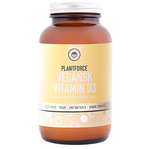 Plantforce Vitamin D 50 mcg (120 softgels)
