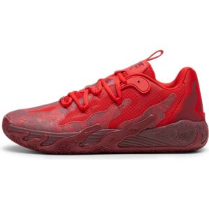 Puma MB.03 Lo Team Basketball Shoes, Red, 44, Shoes Red