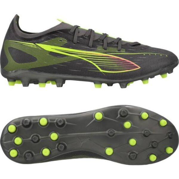 Puma Ultra 5 Match Mg Fußballschuhe - Matte Aged Silver/Yellow Alert