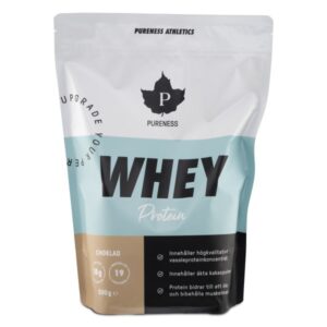 Pureness Athletics Whey Protein, Chokolade, 500 g