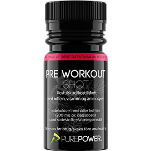 Purepower Pre-Workout Berry Shot 1 stk