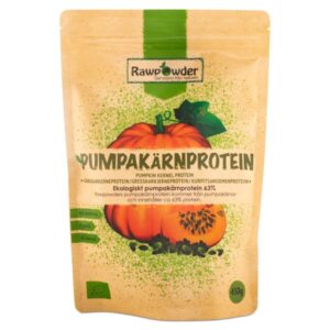 Rawpowder Økologisk Græskarkerneprotein, 450 g
