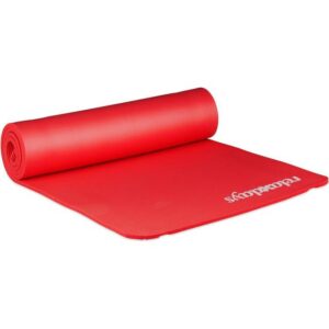 Relaxdays Yogamatte Rot 60,0 x 180,0 x 1,0
