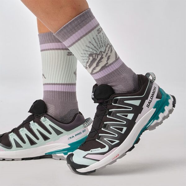 Salomon XA Pro 3D v9 GTX Kvinder / Damer, blk/aqua/blue- 36 / UK 3,5 - Vandresko
