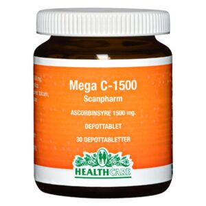 Scanpharm Mega C 1500 mg Depottabletter (30 tabletter)