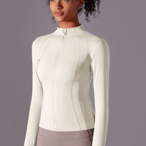 SculptFit Sports Jacket Ivory - S / Ivory