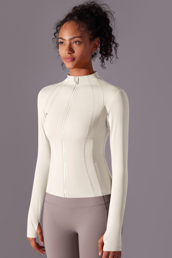 SculptFit Sports Jacket Ivory - S / Ivory