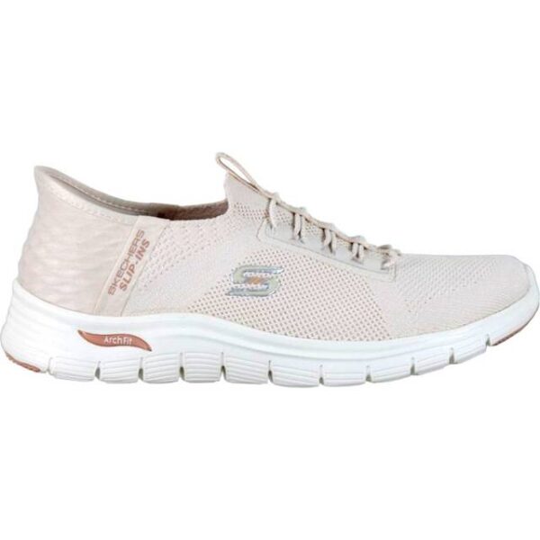 Skechers Arch Fit Vista Aspiration Slip Ins - Beige
