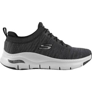 Skechers Arch Fit Waveport Sneakers, BKGY, 47.5