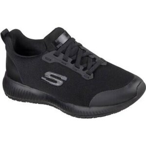 Skechers Work Squad SR Wide Fit Trainers - Black