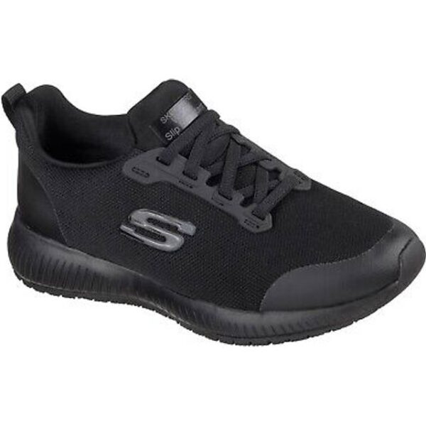 Skechers Work Squad SR Wide Fit Trainers - Black
