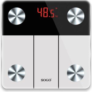 Sogo Elektronisk Bluetooth Badevægt