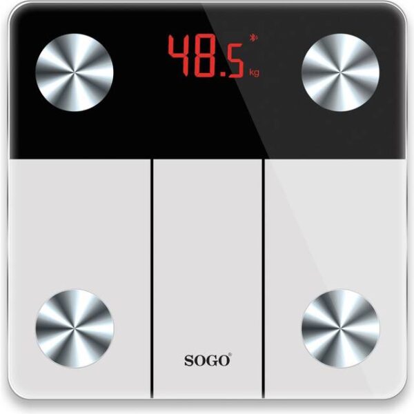 Sogo Elektronisk Bluetooth Badevægt
