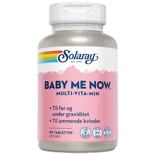Solaray Baby-Me-Now Multi-Vitamin (90 tabletter)