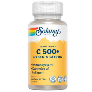 Solaray C500+ Hyben og Citron (100 tabletter)