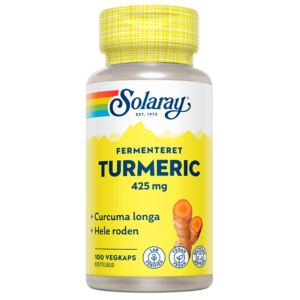 Solaray Fermenteret Turmeric (100 kapsler)