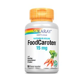 Solaray Food Caroten • 50 kap.