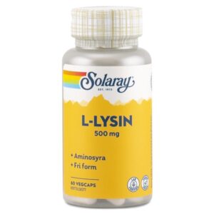 Solaray L-Lysin, 60 kapsler