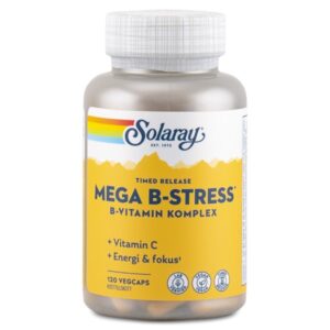 Solaray Mega B-Stress, 120 kapsler
