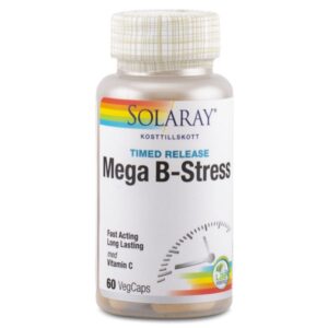 Solaray Mega B-Stress, 60 kapsler