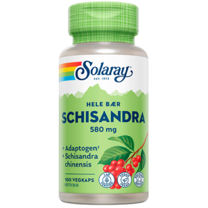 Solaray Schizandra 580 mg (100 kapsler)