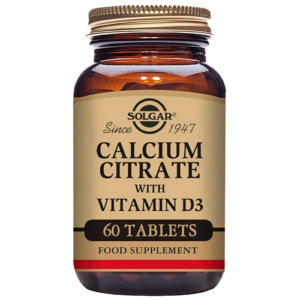 Solgar Calcium Citrate Vitamin D3 (60 tabs)