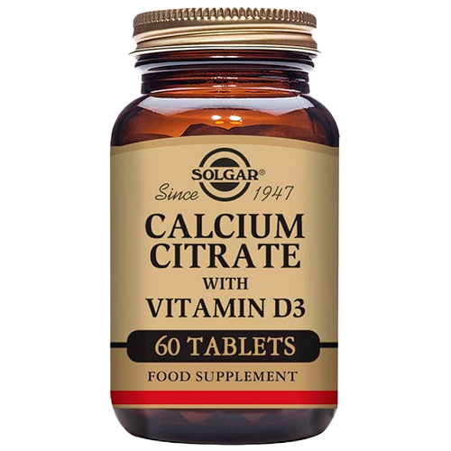 Solgar Calcium Citrate Vitamin D3 (60 tabs)