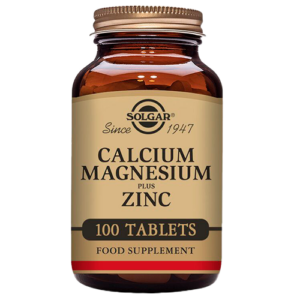 Solgar Calcium, Magnesium Plus Zink (100 tabl)