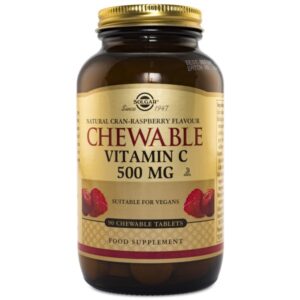 Solgar Chewable Vitamin C, Cranberry & Raspberry, 90 tabl