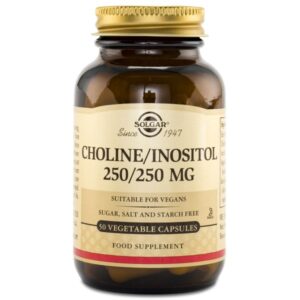 Solgar Choline+Inositol, 50 kapsler