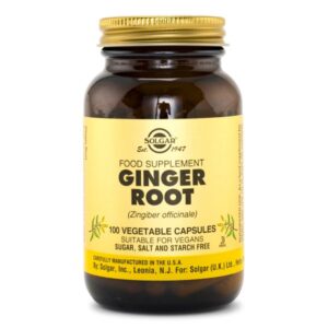 Solgar Ginger Root, 100 kapsler