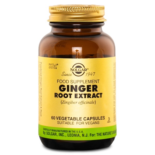 Solgar Ginger Root Extract, 60 kapsler