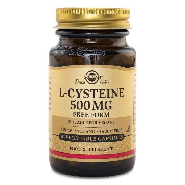 Solgar L-Cysteine, 30 kapsler