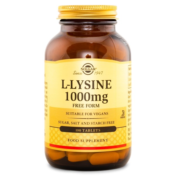 Solgar L-Lysine 1000 mg, 100 tabl