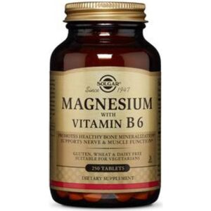 Solgar Magnesium with Vitamin B6 250 stk