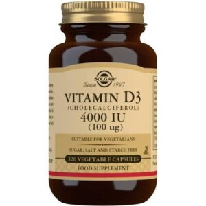 Solgar Vitamin D3 4000 IU 120 stk