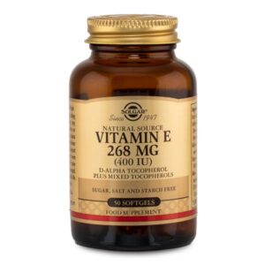 Solgar Vitamin E 268 mg, 50 kapsler