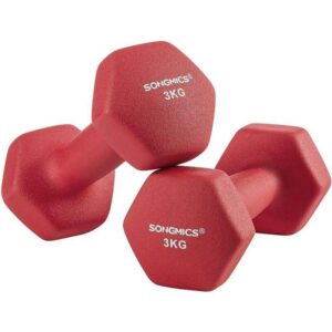 Songmics Sæt Med 2 Håndvægte 2 x 3 kg