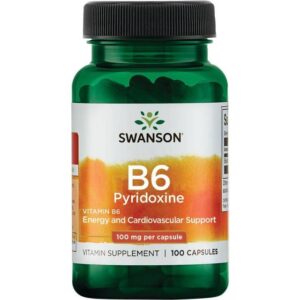 Swanson B6 Pyridoxin 100 mg Set of 100 100 stk