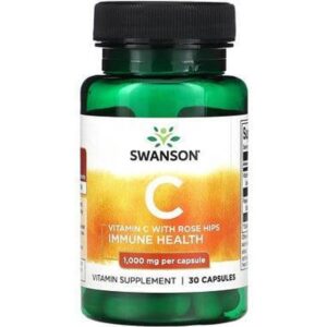 Swanson C-Vitamin 1000 mg Vilde Roser 30 Kapsler 30 stk