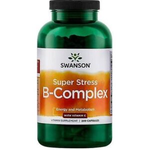 Swanson Super Stress B-Complex with Vitamin C 240 capsules